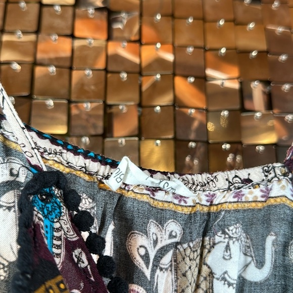 Bluenotes Multicolour Paisley Elephant Print Jumpsuit Size XS P2P 14-15” - Picture 8 of 12